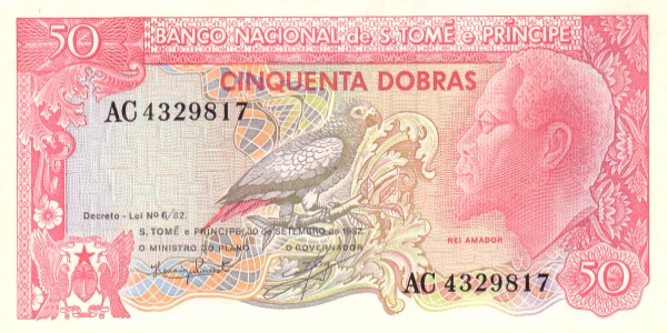 (00071) Sao Tome e Principe P56 - 50 Dobras (1982)